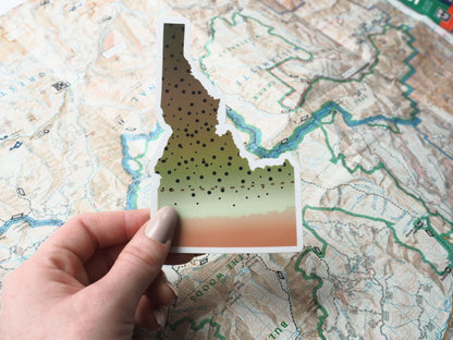 Cutthroat Trout Idaho Fishing Sticker