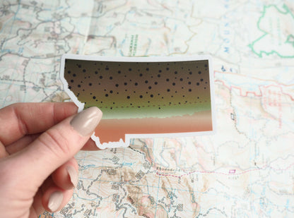 Cutthroat Trout Montana Fishing Sticker