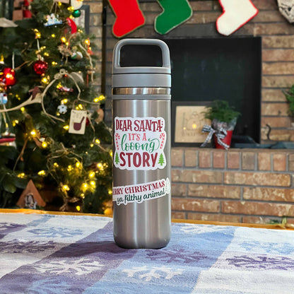 Dear Santa Christmas Sticker