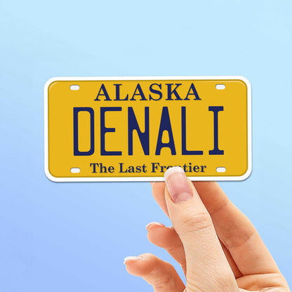 Alaska License Plate Stickers - Choose Your AK City