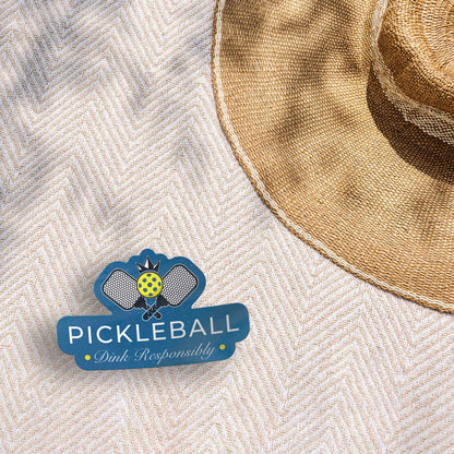 Dink Responsibly Pickleball Sticker