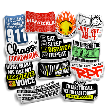 The Dispatcher Collection - Funny Sticker Pack