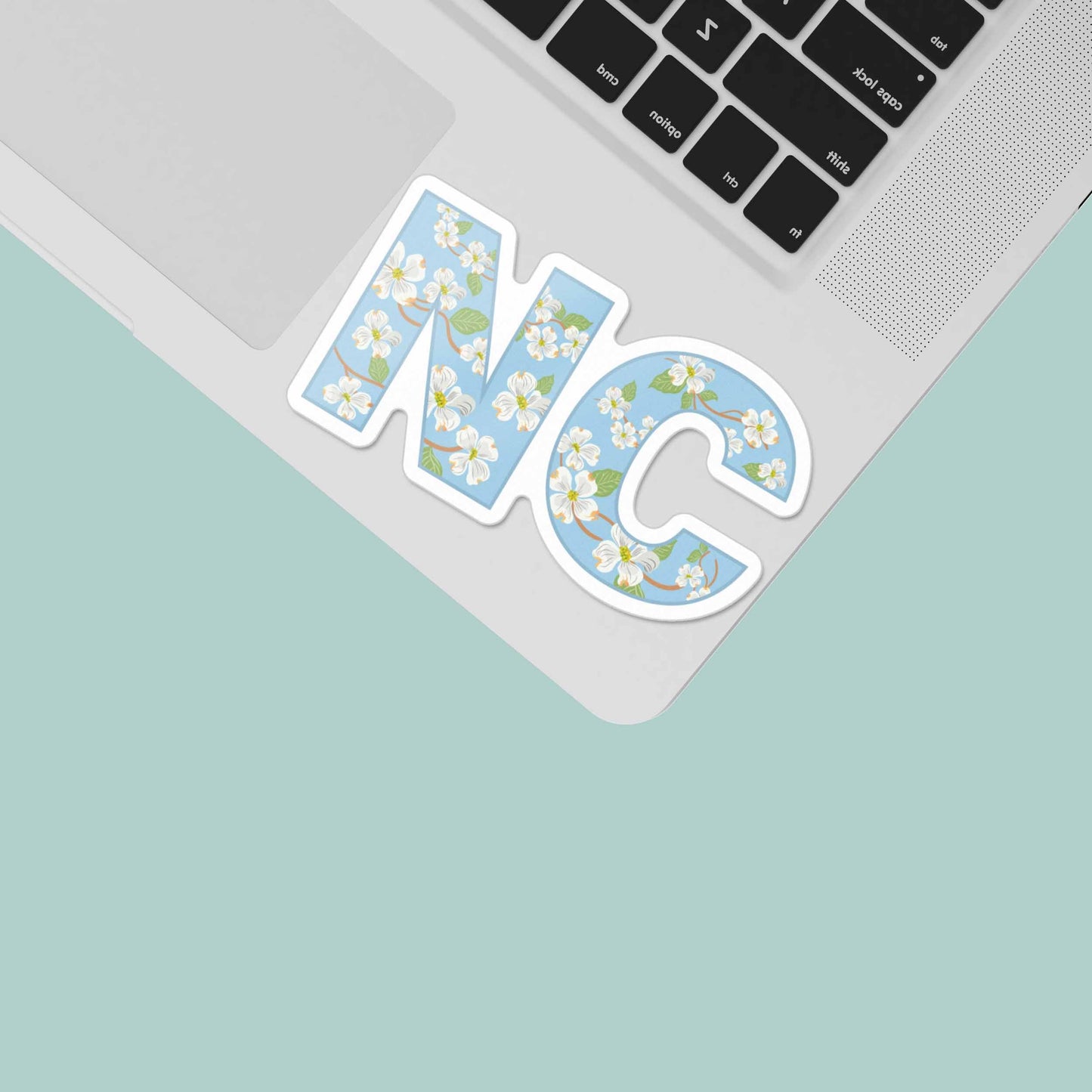 North Carolina Dogwood Sticker - Cute NC State Flower Decal