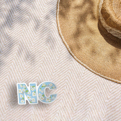 North Carolina Dogwood Sticker - Cute NC State Flower Decal