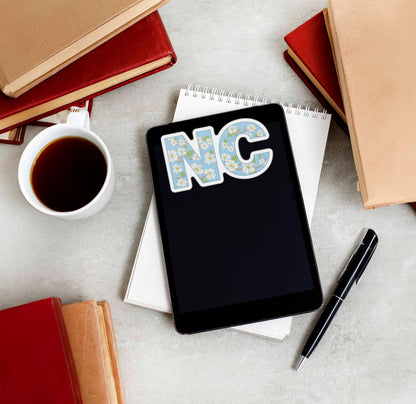 North Carolina Dogwood Sticker - Cute NC State Flower Decal