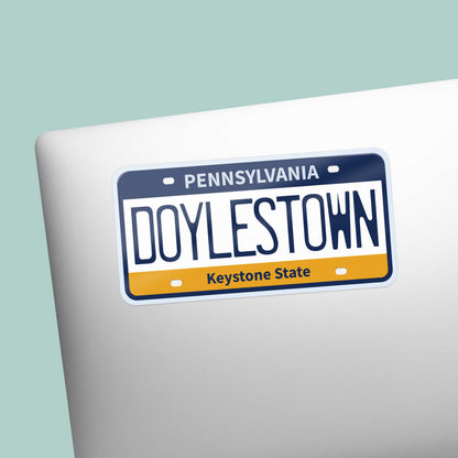 Pennsylvania License Plate Stickers - Choose Your PA City or Saying