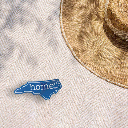 Royal Blue North Carolina Home Sticker - Cute Durham NC Decal