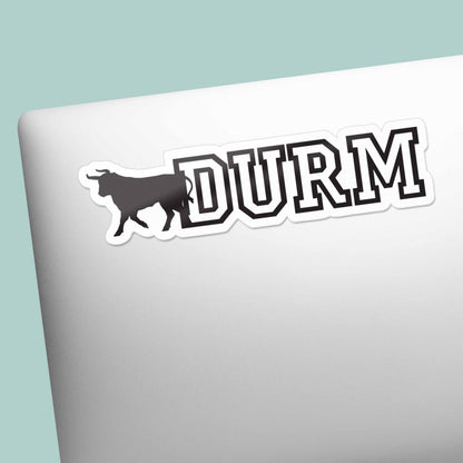 Durm Bull Durham North Carolina Sticker - Cool NC Decal