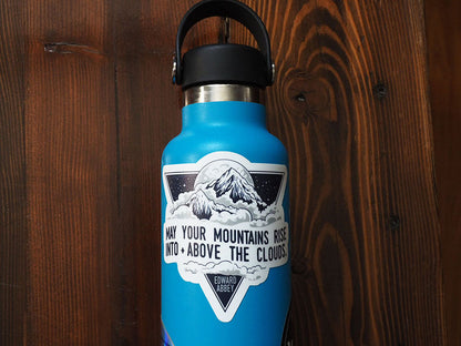Edward Abbey Mountain Quote Sticker