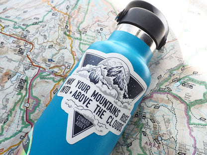 Edward Abbey Mountain Quote Sticker
