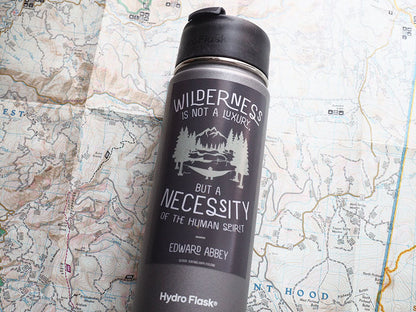 Edward Abbey Wilderness Quote Sticker