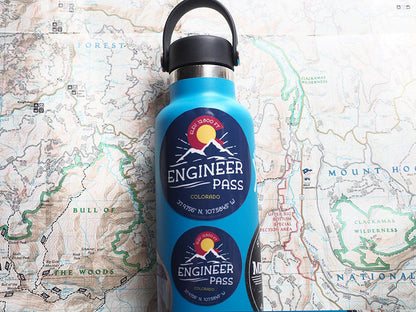Engineer Pass Colorado Stickers