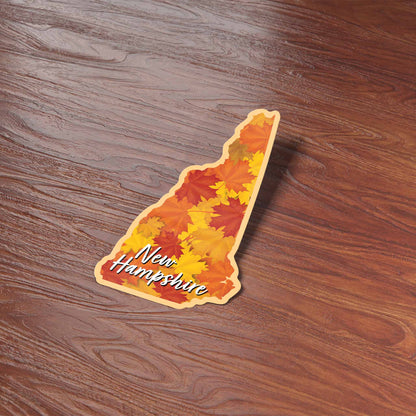 New Hampshire Autumn Leaves Fall Sticker