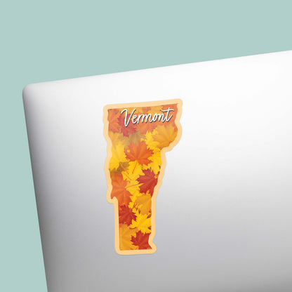 Vermont Autumn Leaves Fall Sticker