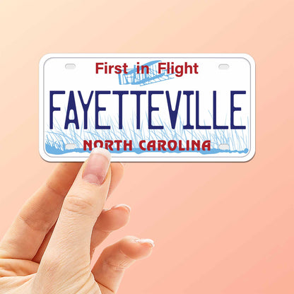 North Carolina License Plate Stickers - Choose Your NC City