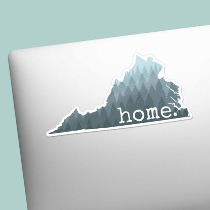 Virginia Home Appalachian Mountains Sticker - Cute VA Decal