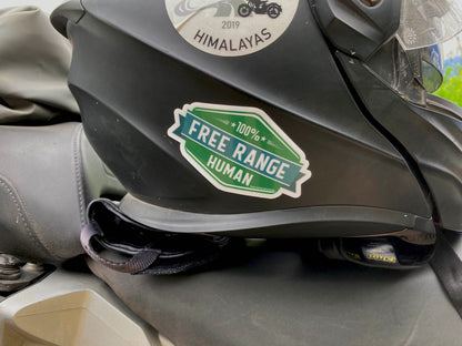 Free Range Human Sticker