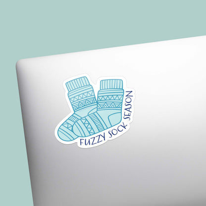 Fuzzy Sock Season Sticker