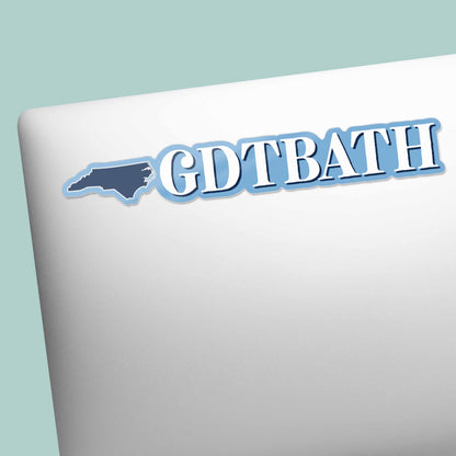 GDTBATH Chapel Hill North Carolina Sticker - Cute NC Decal