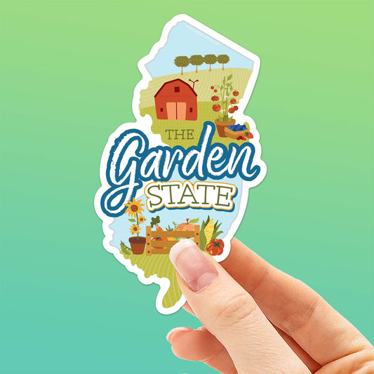 Garden State New Jersey Sticker