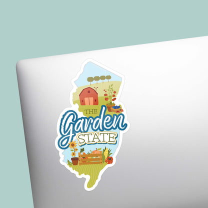 Garden State New Jersey Sticker