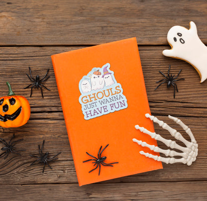 Ghouls Just Wanna Have Fun Halloween Sticker
