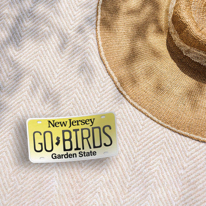Go Birds New Jersey License Plate Sticker