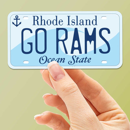 Rhode Island License Plate Stickers - Choose Your RI City