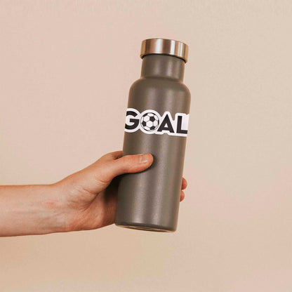 Goal Soccer Ball Sticker - Cool Sports Life Decal for Water Bottle