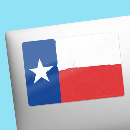 Texas Flag Sticker - Rectangle TX Decal