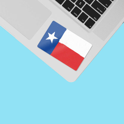 Texas Flag Sticker - Rectangle TX Decal