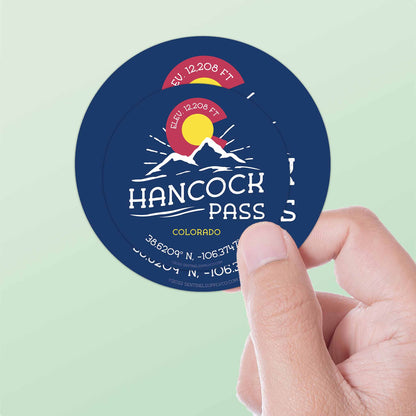 Hancock Pass Colorado Stickers