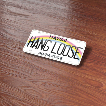 Hawaii License Plate Sticker - Choose Your City or Hawaiian Phrase Decal