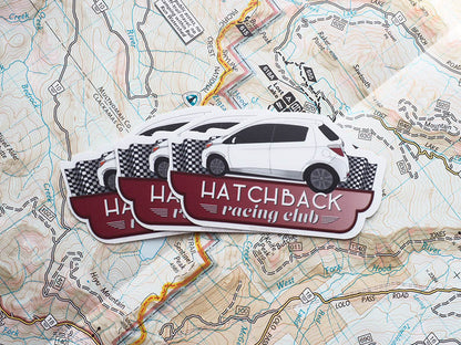Hatchback Racing Club Sticker