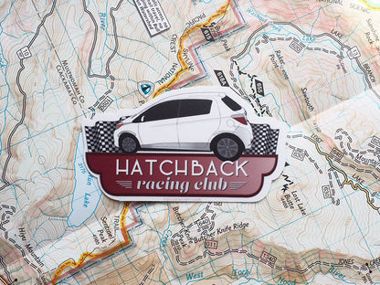 Hatchback Racing Club Sticker
