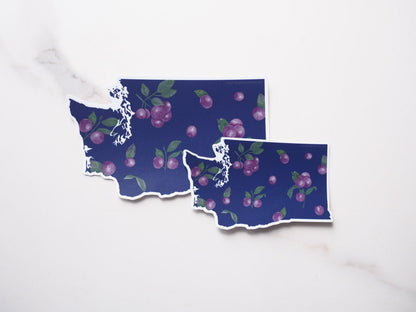 Huckleberry Washington Sticker