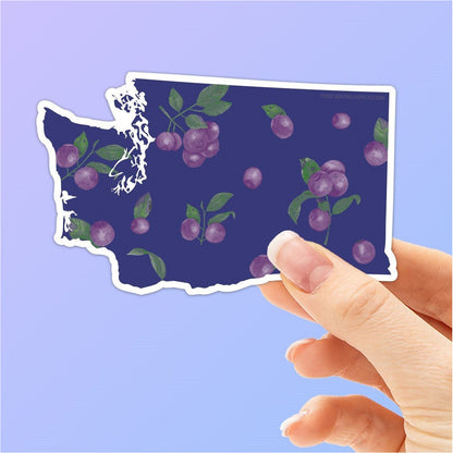 Huckleberry Washington Sticker