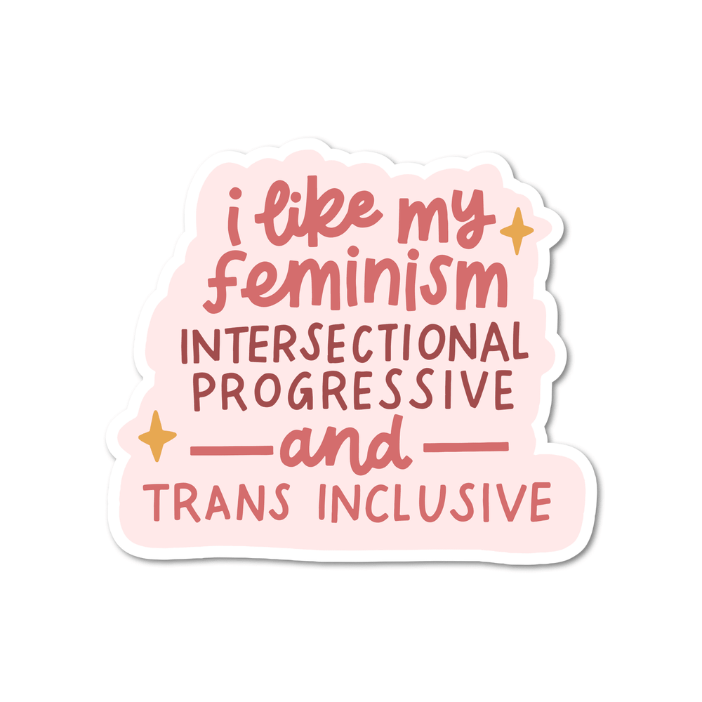 I Like My Feminism Intersectional Vinyl Sticker