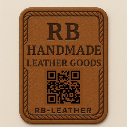 RB Handmade Leather Goods | Custom Sticker and Label | Carrco Labels