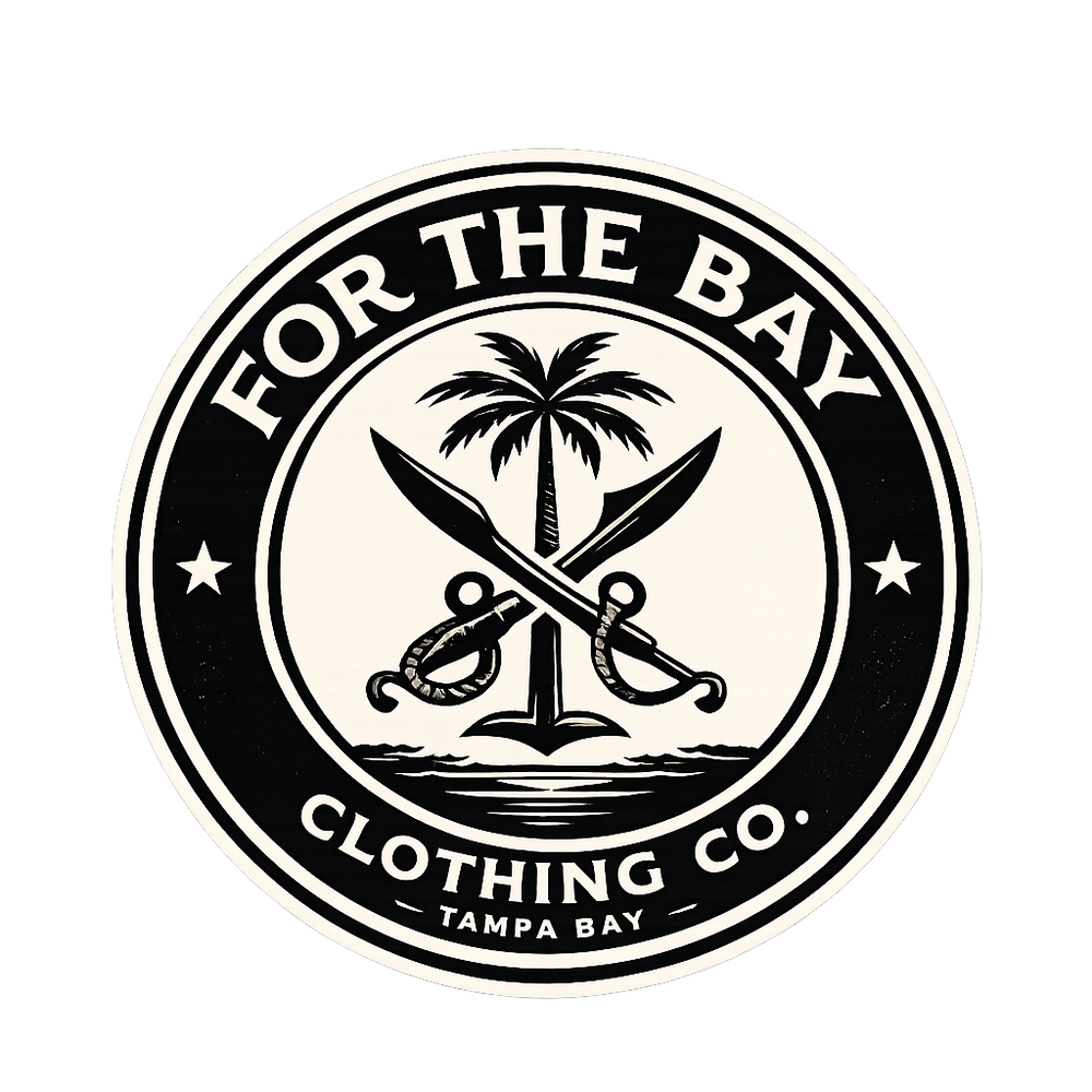 For The Bay Clothing Co. Custom Sticker