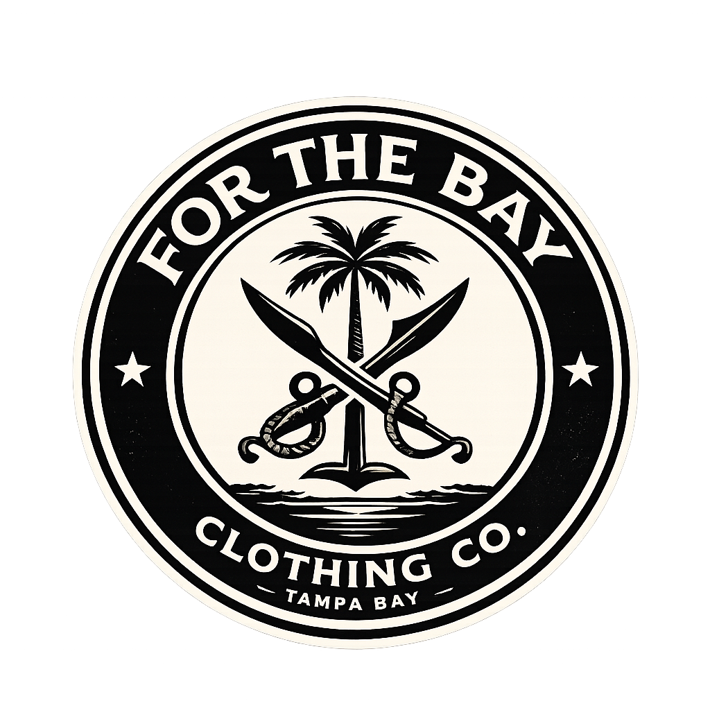 For The Bay Clothing Co. Custom Sticker | Custom Sticker and Label | Carrco Labels