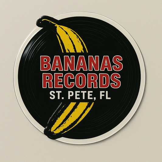 Bananas Records Custom Record Label Sticker - Carrco Labels