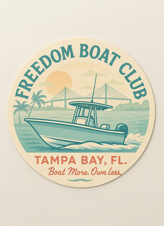 Freedom Boat Club Sticker