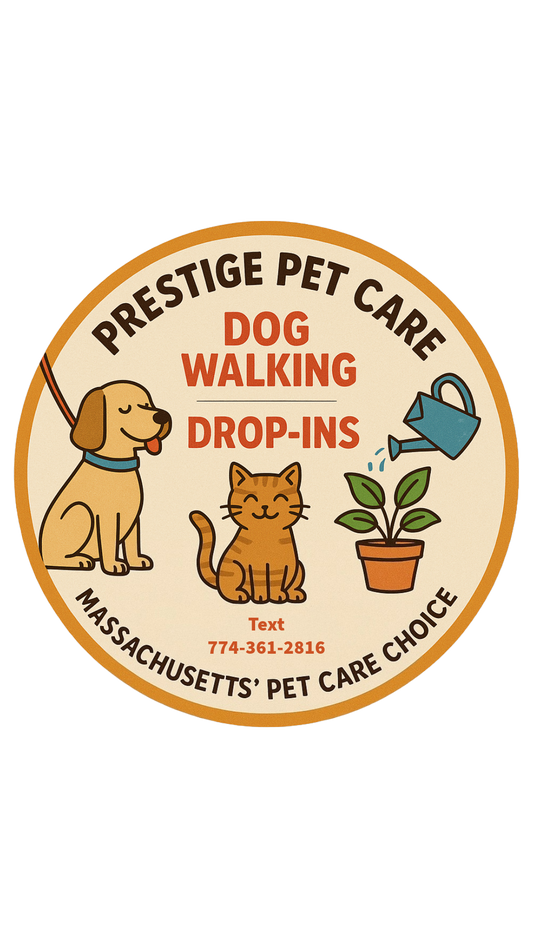Prestige Pet Care Custom Sticker Design