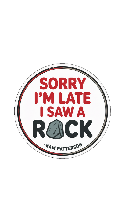 Sorry I'm Late, I Saw A Rock - Kam Patterson