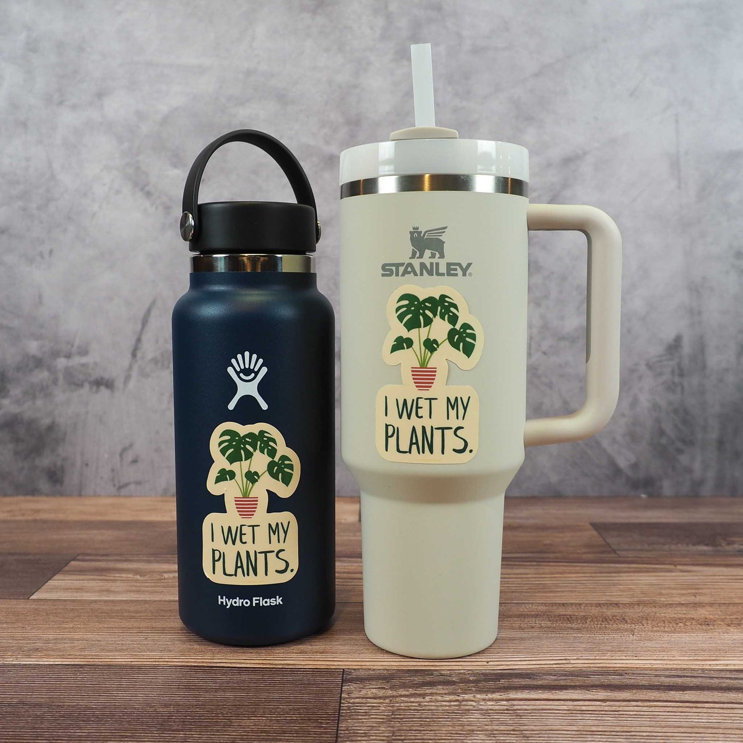 I Wet My Plants Sticker