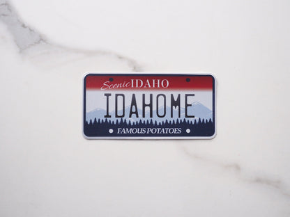Idahome License Plate Sticker