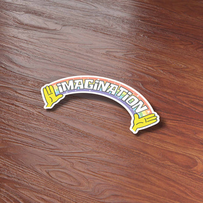 Imagination Funny TV Quote Sticker