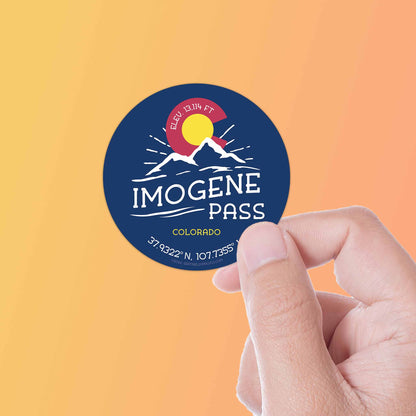Imogene Pass Colorado Stickers