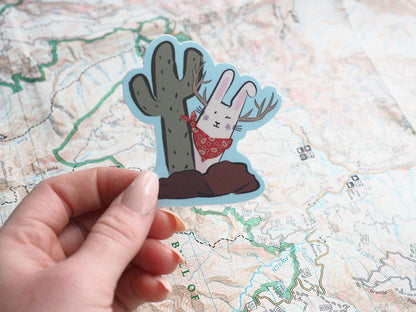 Cute Jackalope Sticker